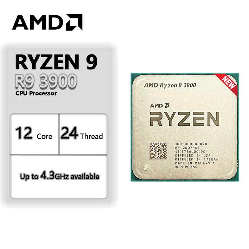 [알리익스프레스] AMD Ryzen 9 3900 12코어 24스레드 ( $106.55 / 무료배송 ) - 